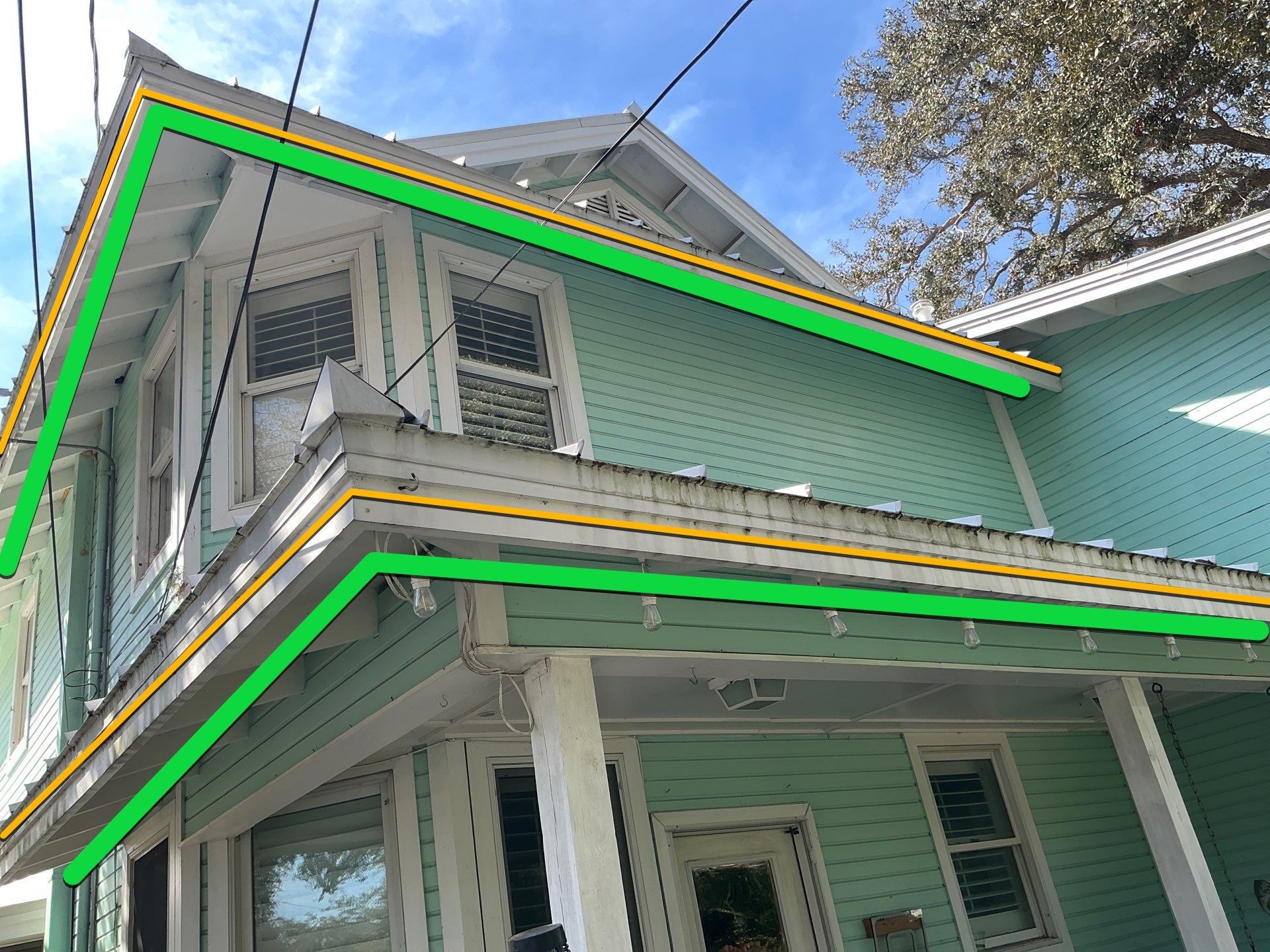 New White Soffit Project in Safety Harbor, FL by Gutter Professors