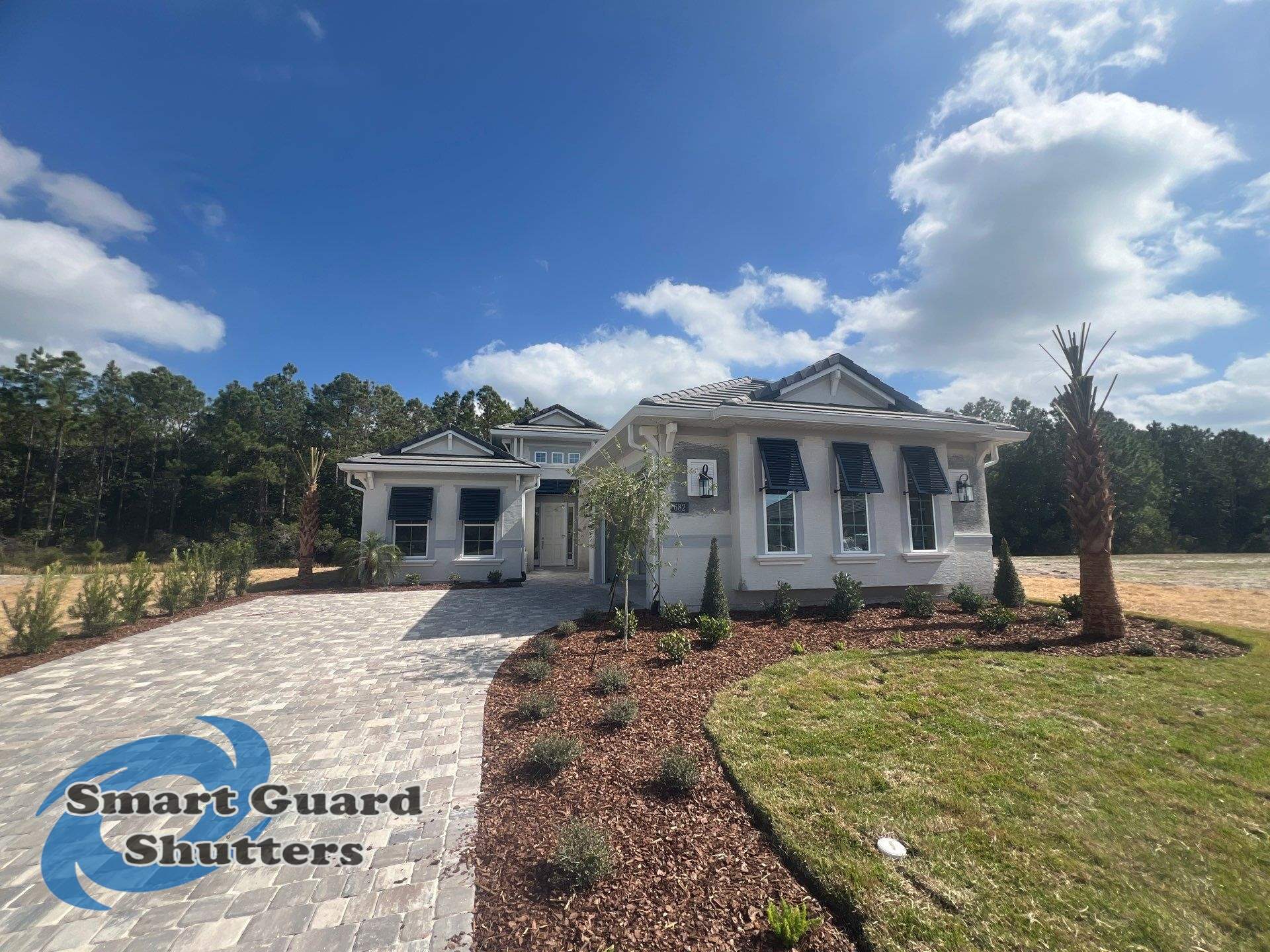 Decorative Bahamas in Anthracite Grey by Smart Guard Shutters