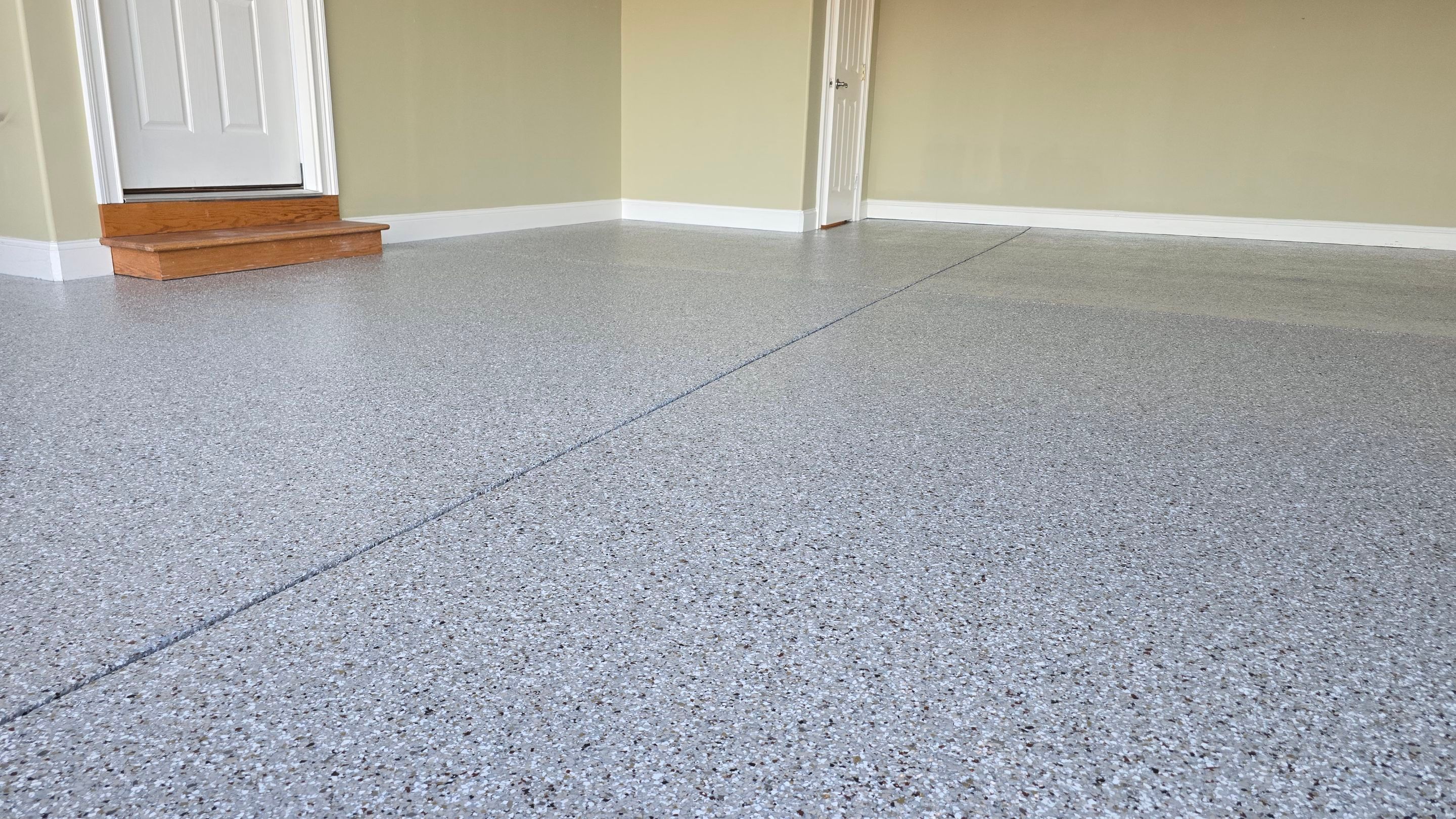 Garage using Creekbed by Elite Floor Solutions