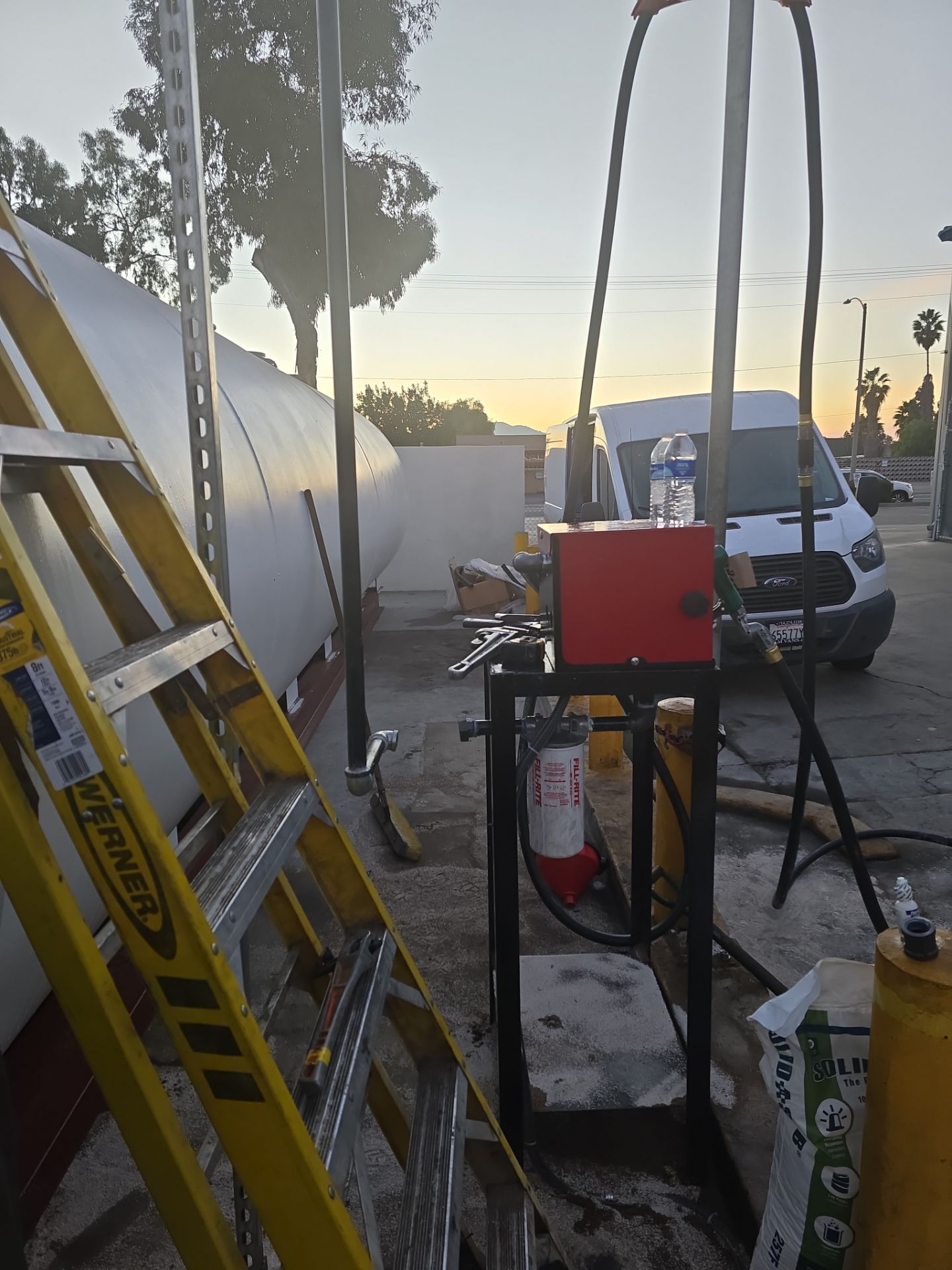Outdoor Water Tank Installation & Piping Setup by Us Plumbing 