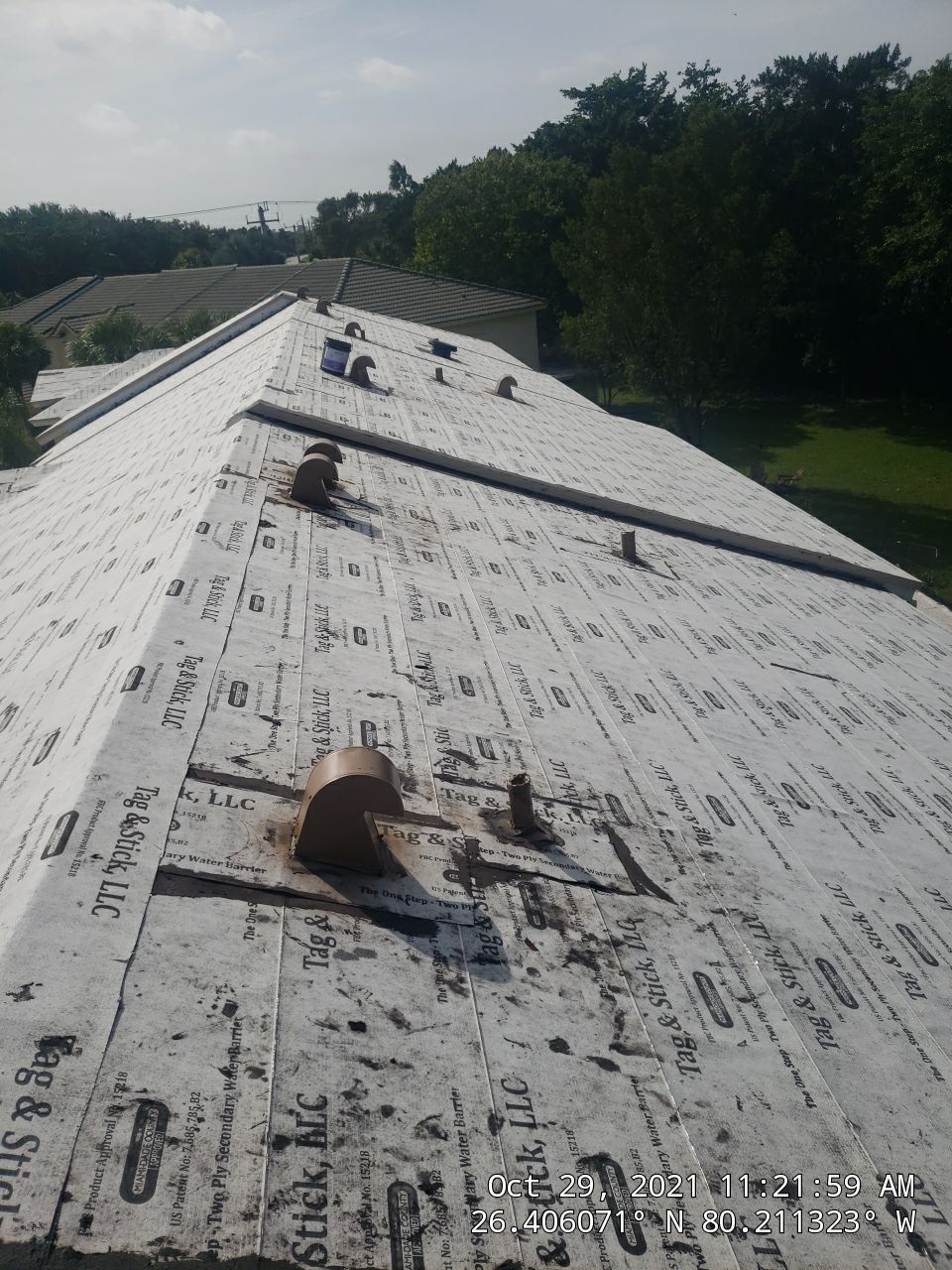 Residential Roofing Installation using Eagle Roofing Tile by BLUES BROTHERS ROOFING