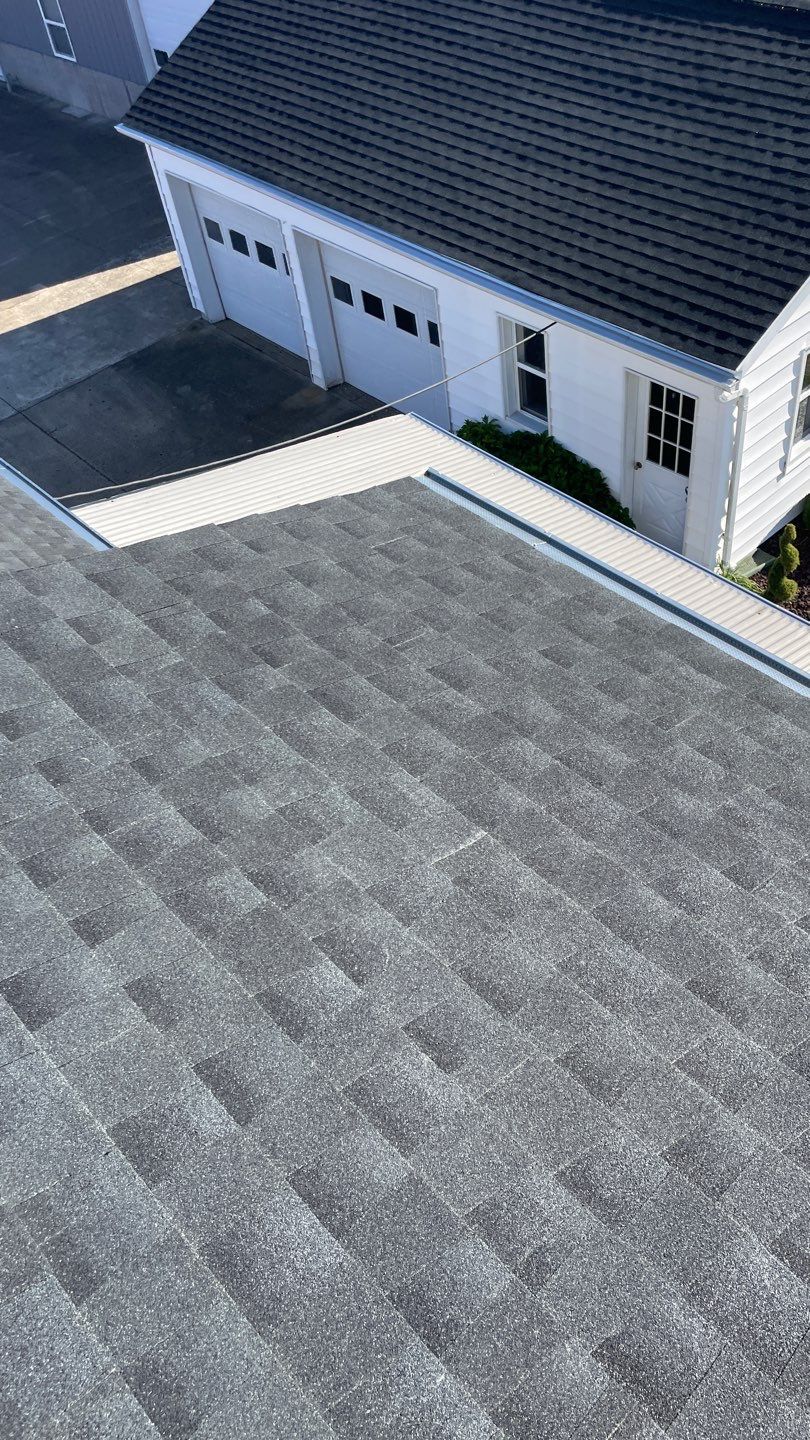 Residential Roofing Installation using GAF Timberline HDZ Charcoal by Rainstoppers Roofing