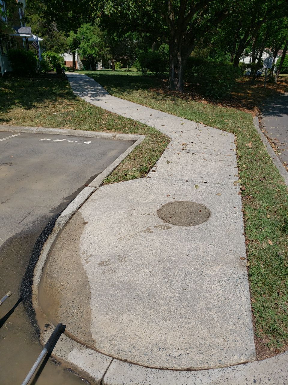 Gutter Cleaning using water by Power Wash Masters LLC