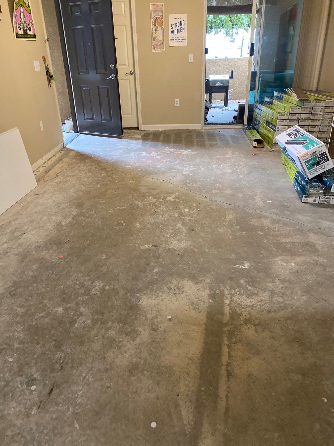 Flood damage renovation by Footprints Floors South Sacramento