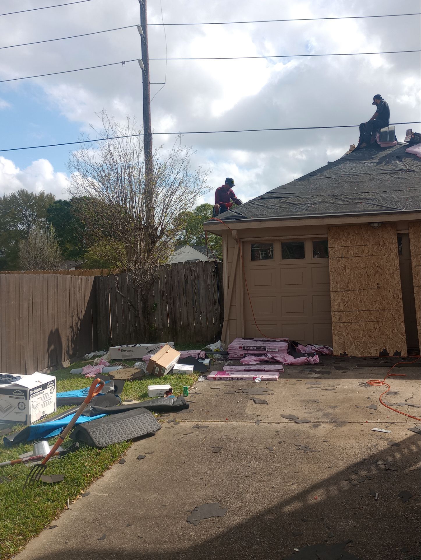 Residential Roofing Repair using Owen's Corning Duration (Lifetime) Shingles by Roof Repair Services LLC