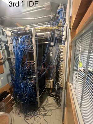 Structured cabling installation by CimaSolutions