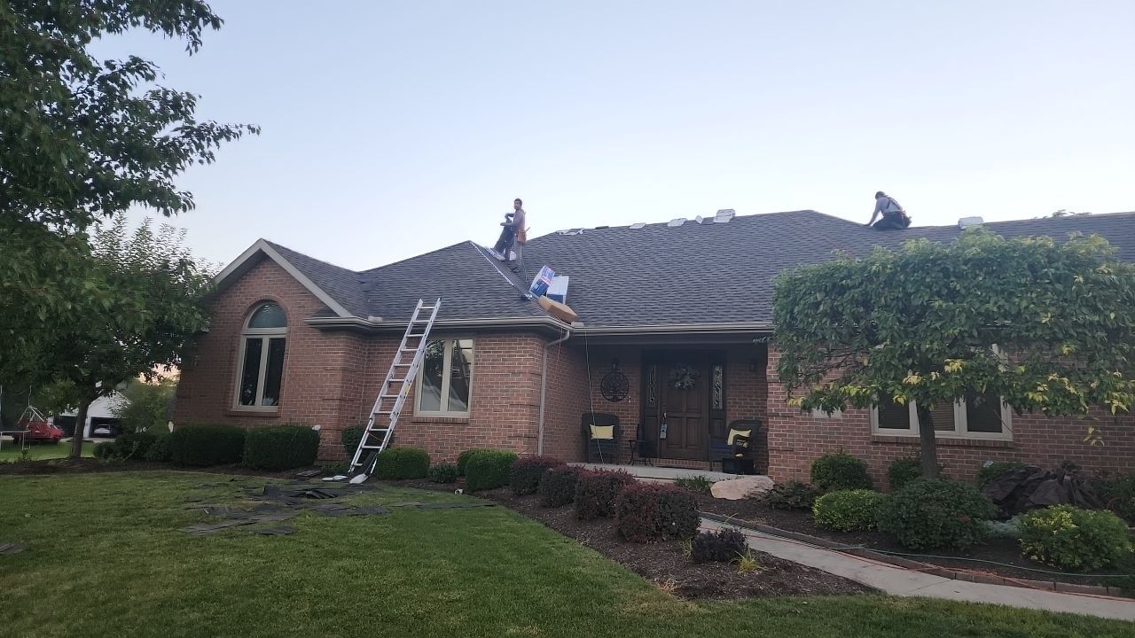 Residential Roofing Installation using GAF Timberline HDZ Weathered Wood by Nitro Roofing and Construction