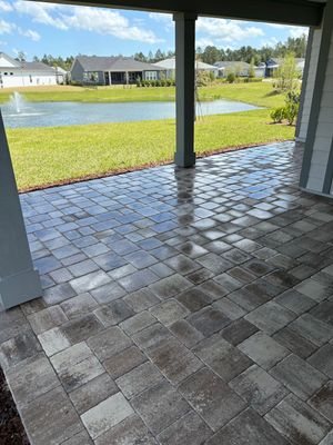 Pavers using Concrete Sealant and PolySand