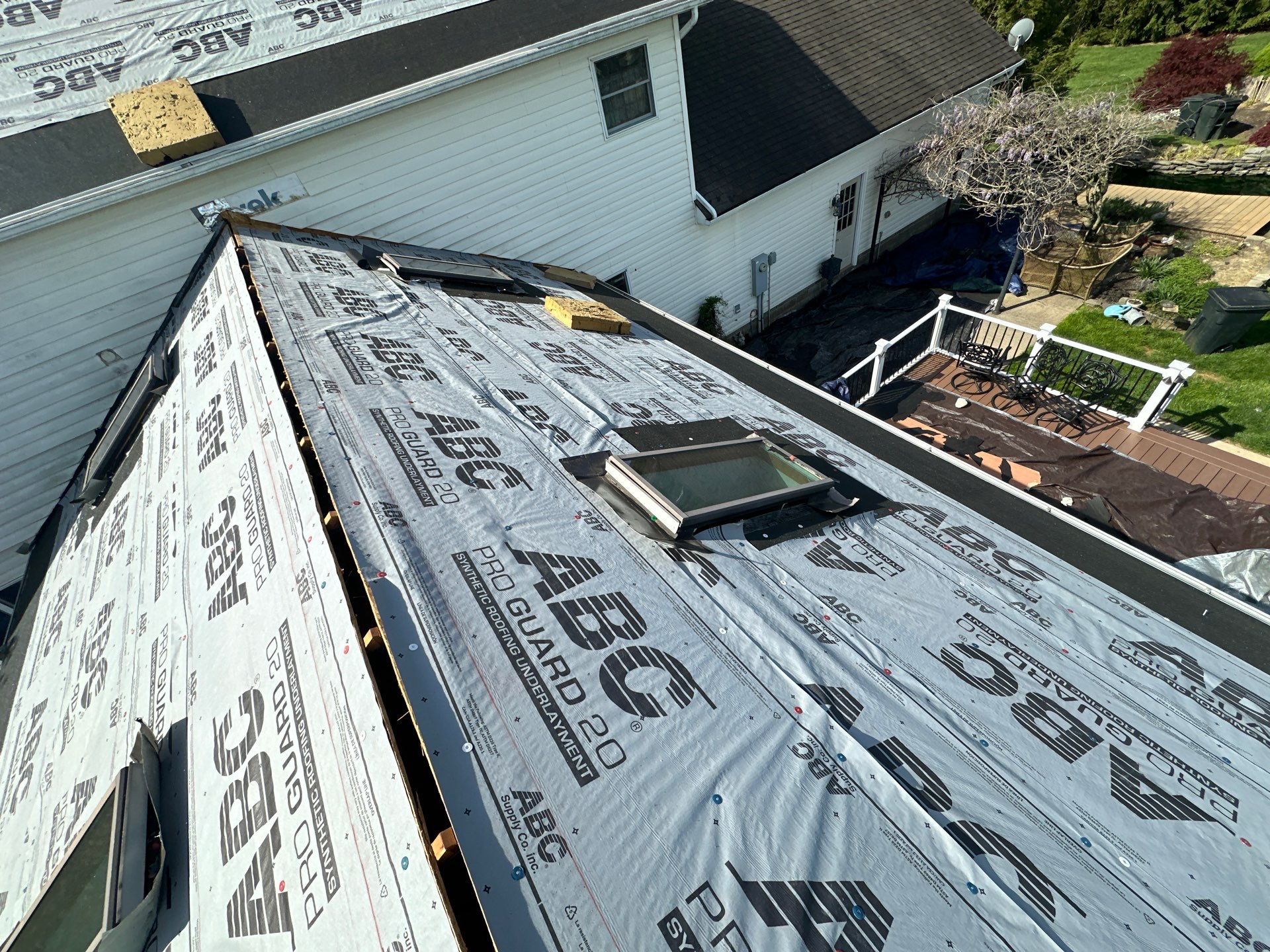 Residential Roofing Installation using Duration Series Shingles - Driftwood by RoofX 