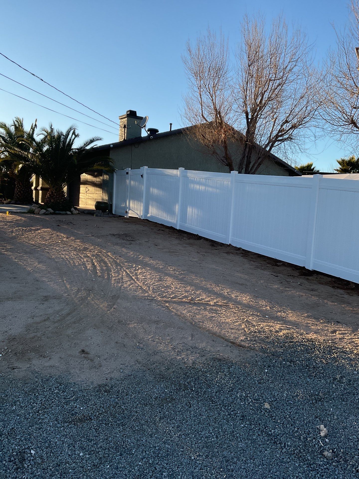 Replacement of old chain link fence by Fence Guys Inc. 