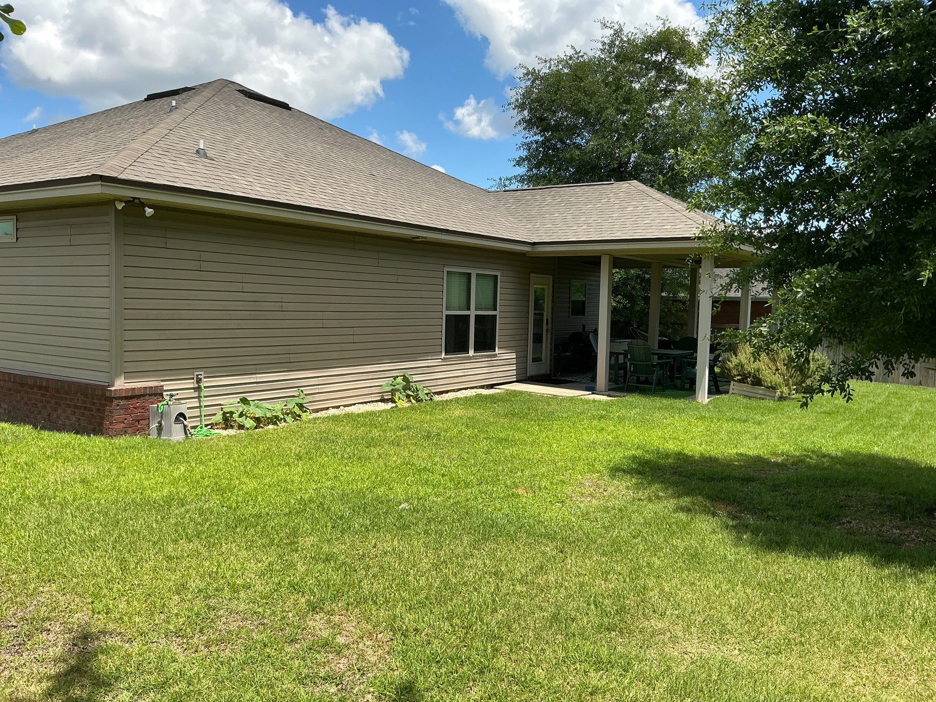 Premium K-Style Seamless Gutters in Panama City FL by Gutter Professors