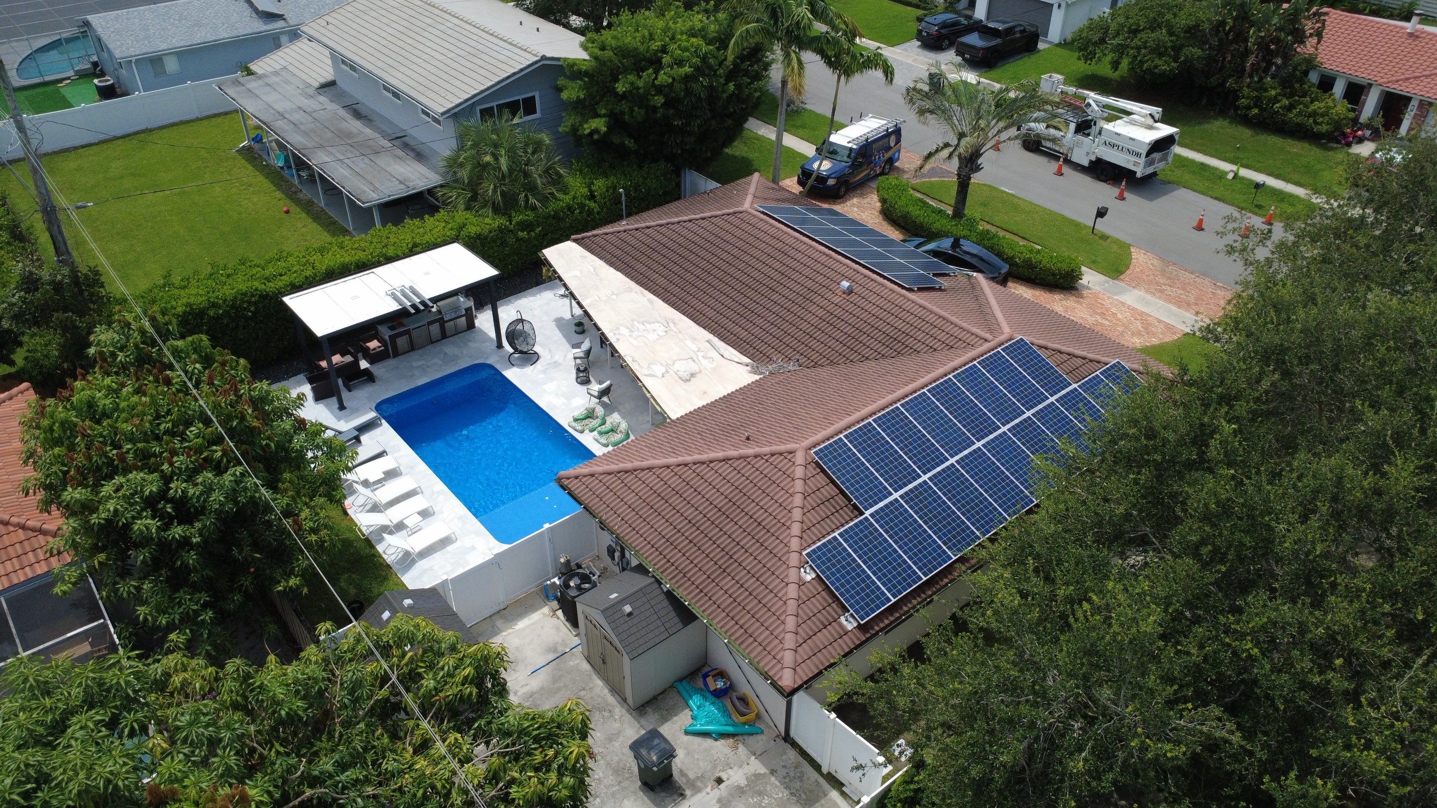 Residential Roofing Installation using Eagle Roofing Tile by BLUES BROTHERS ROOFING