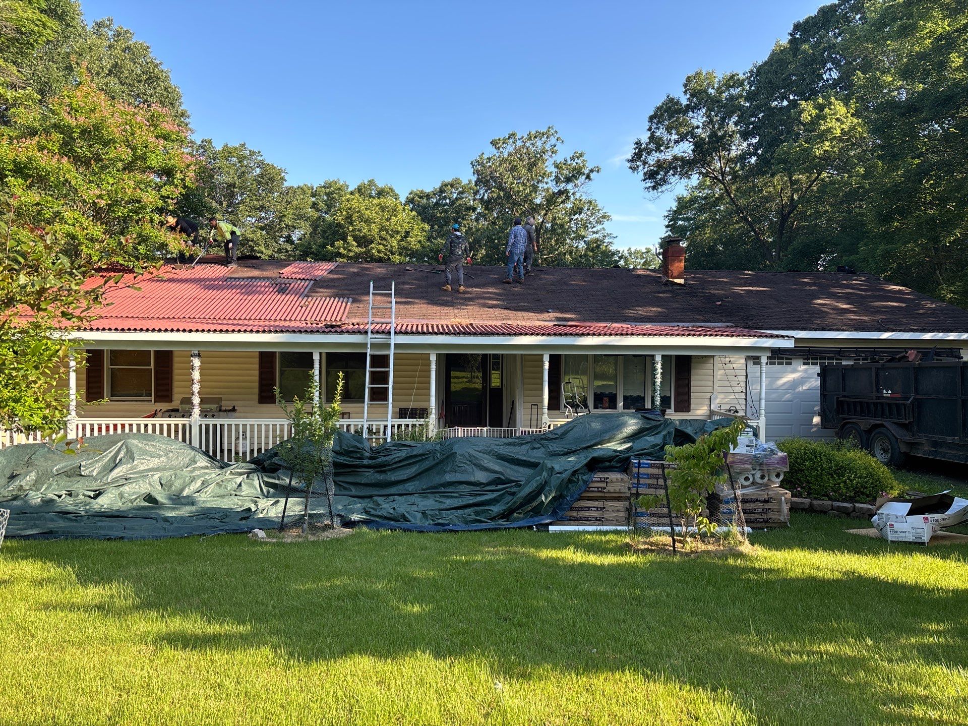 Roof Replacement - Landmark PRO Red Oak by Winchester Roofing