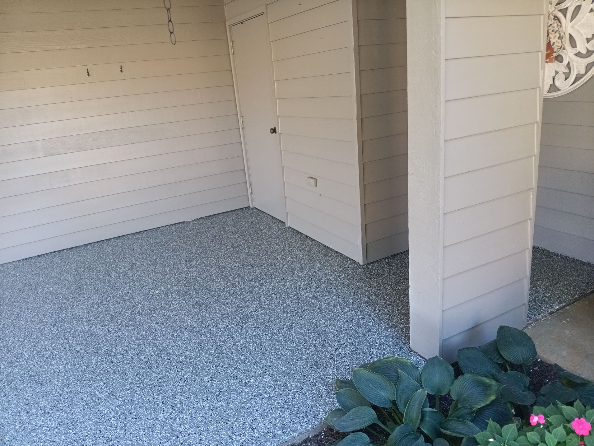 Project in Fayetteville by Pace X Concrete Coatings