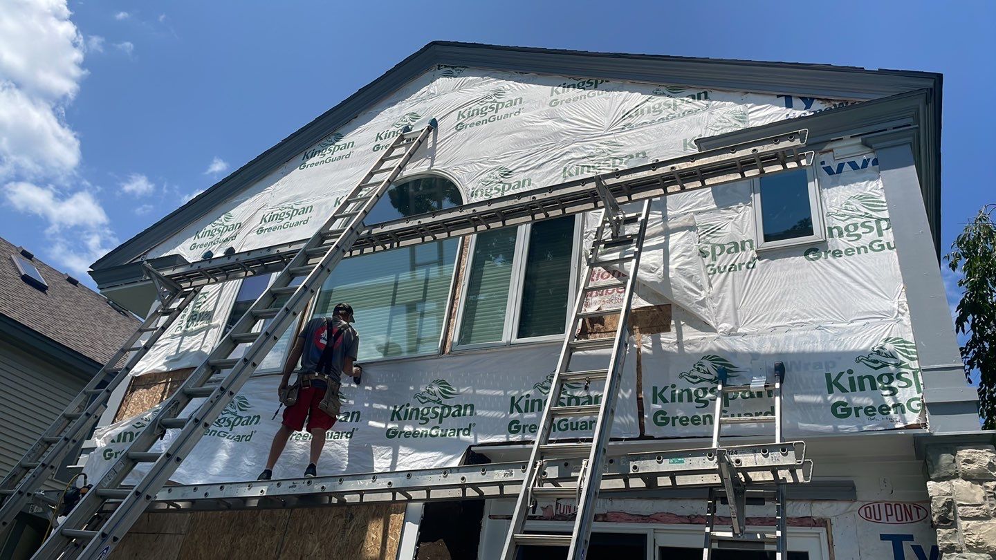 Siding Replacement using James Hardie Siding by 180 Contractors