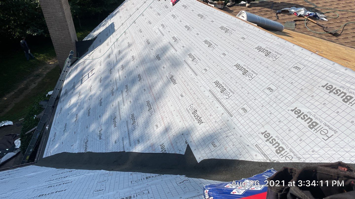 Roof Replacement using GAF Timberline HDZ by American Home Contractors