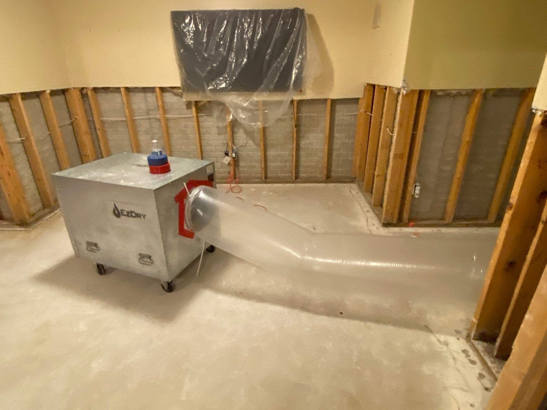 Project in Commerce Charter Twp by EzDry Water Mitigation & Property Restoration