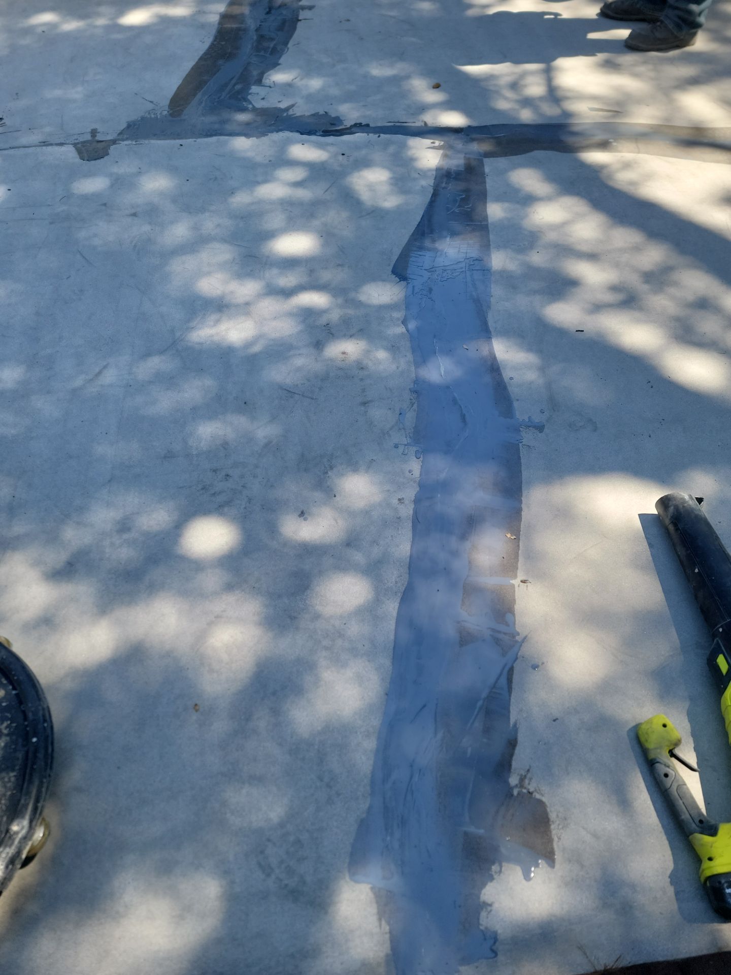 Pecan Concrete Coating for Atascadero Porch and Walkways by MGP Coatings