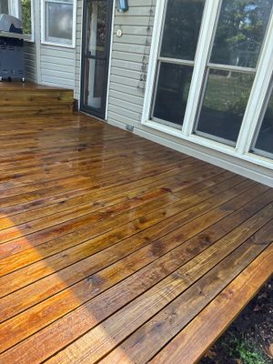 Wood Deck using Wood Sealant