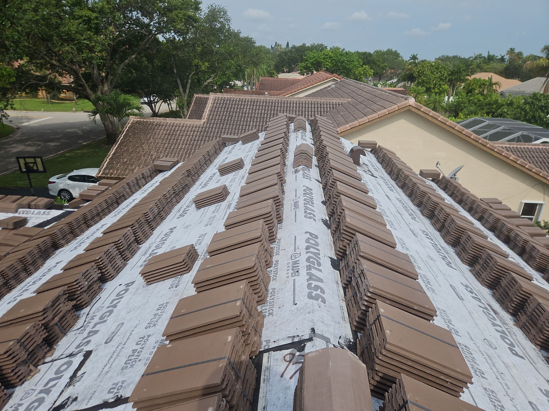 Residential Roofing Installation using WestLake Roofing Tile by BLUES BROTHERS ROOFING
