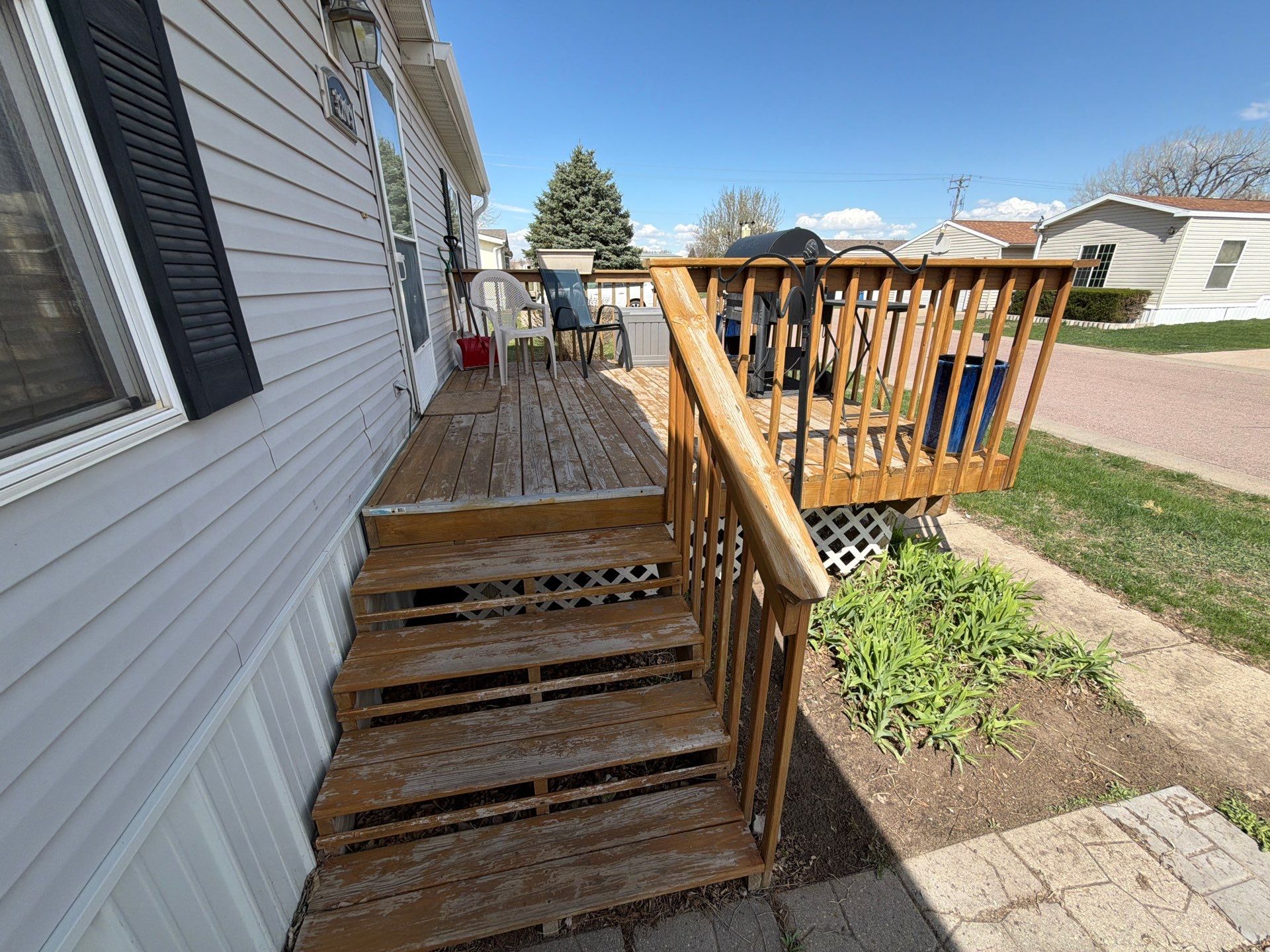 Wood Deck Staining and Interior Paint Refresh in Sioux Falls by Select Painting, Coatings & Garage Cabinets