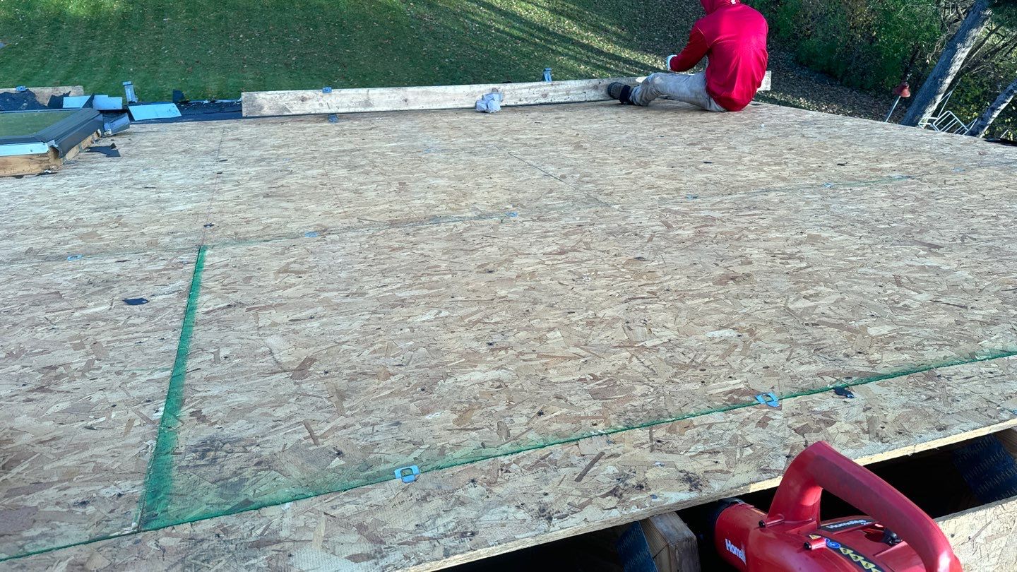 Roof Replacement using CertainTeed Landmark Moire Black by 180 Contractors