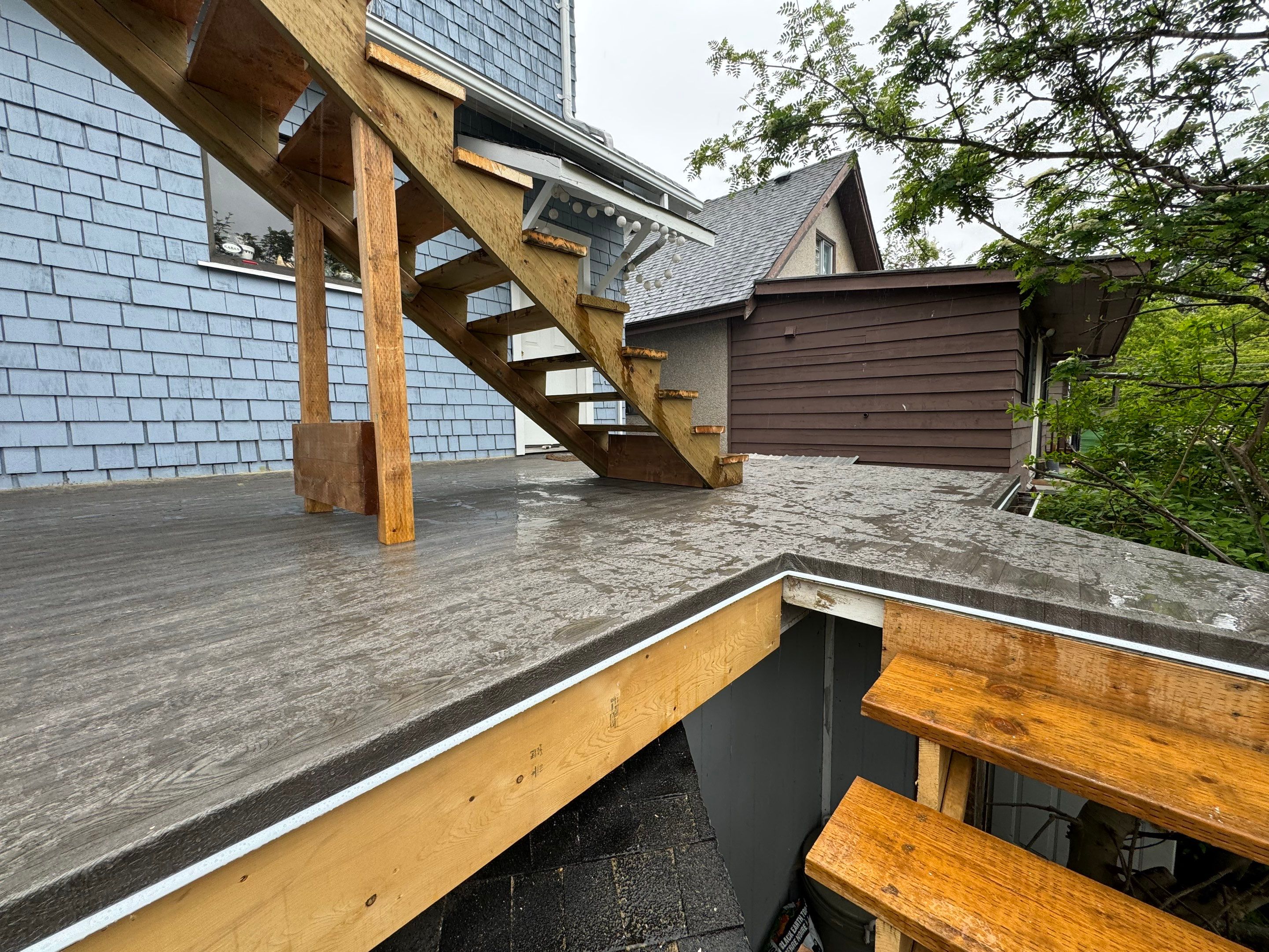 New Deck & New Set Of Stairs by YVR Construction Group