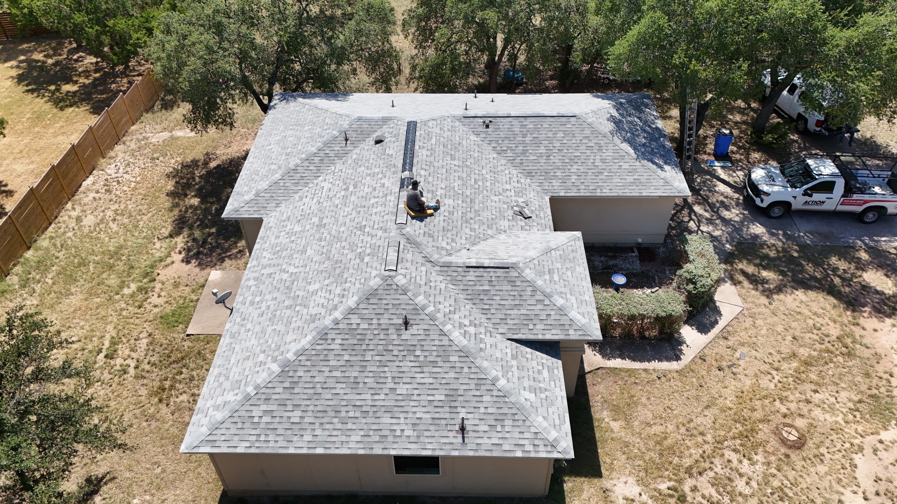 Storm Damage Restored & Upgraded by Action Exteriors Austin