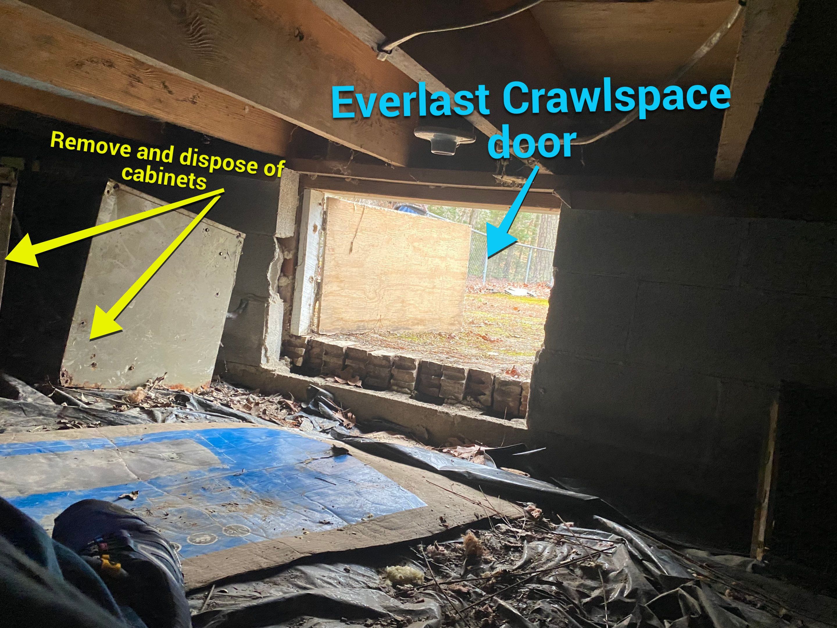 Ogle crawlspace by The Property Doctor, LLC