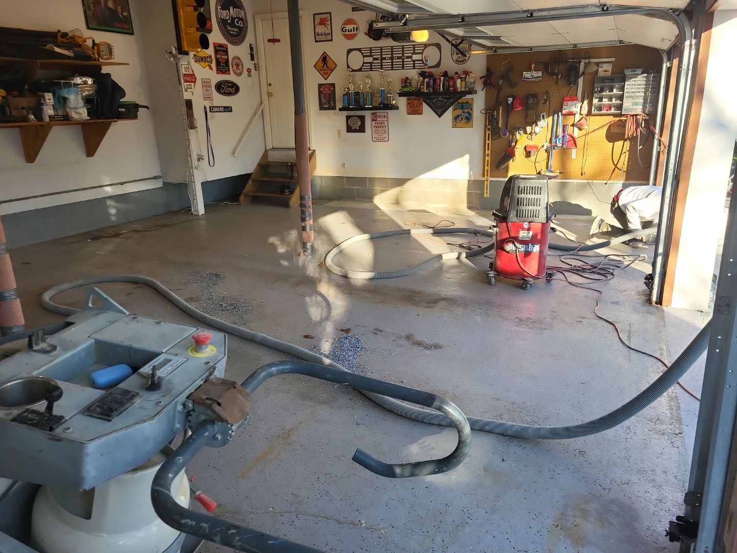 Garage Floor Coating using Penntek by Spectrum Painting, LLC