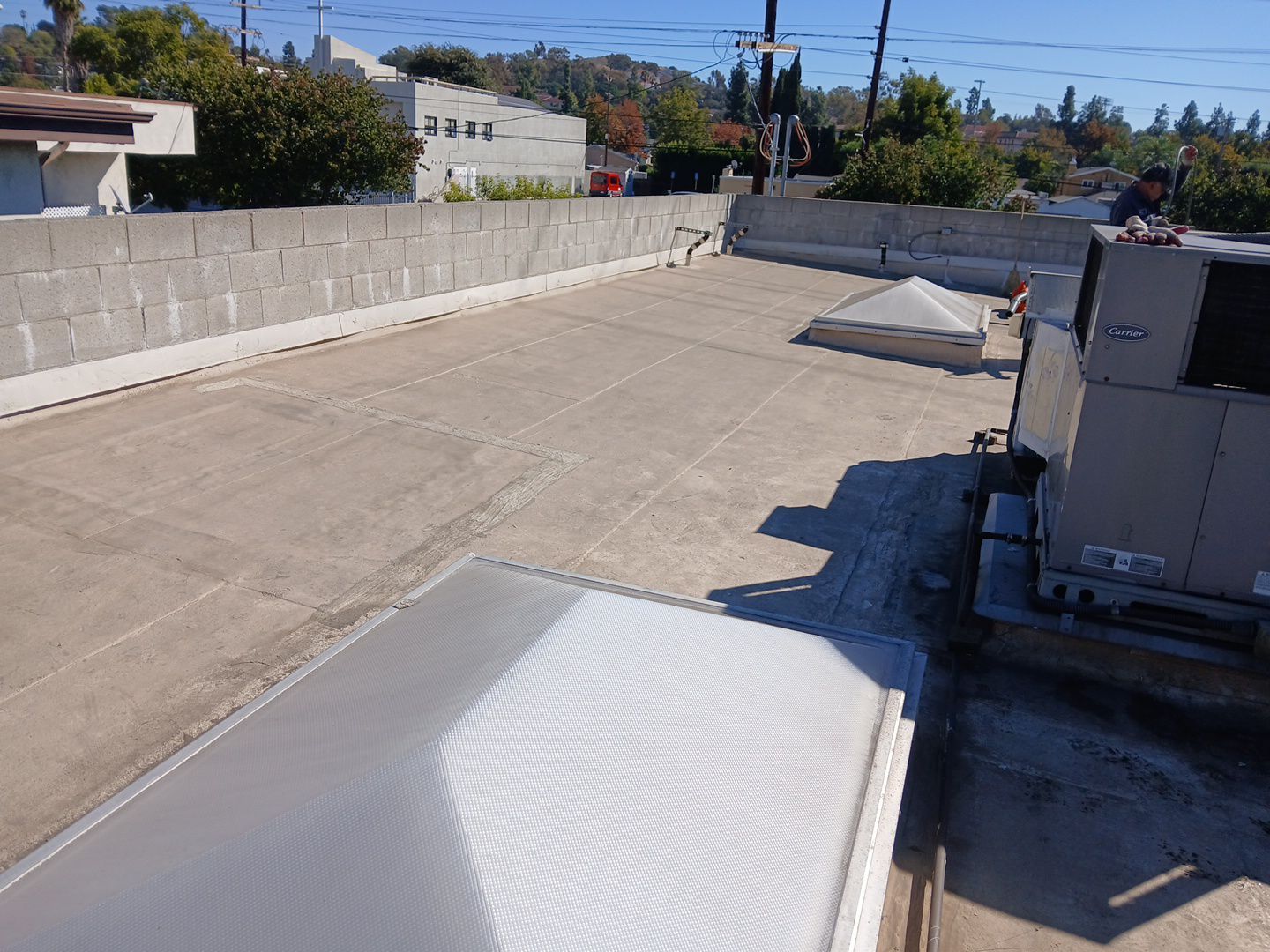 Commercial Silicone Coating Project in LA by Hull Brothers Roofing