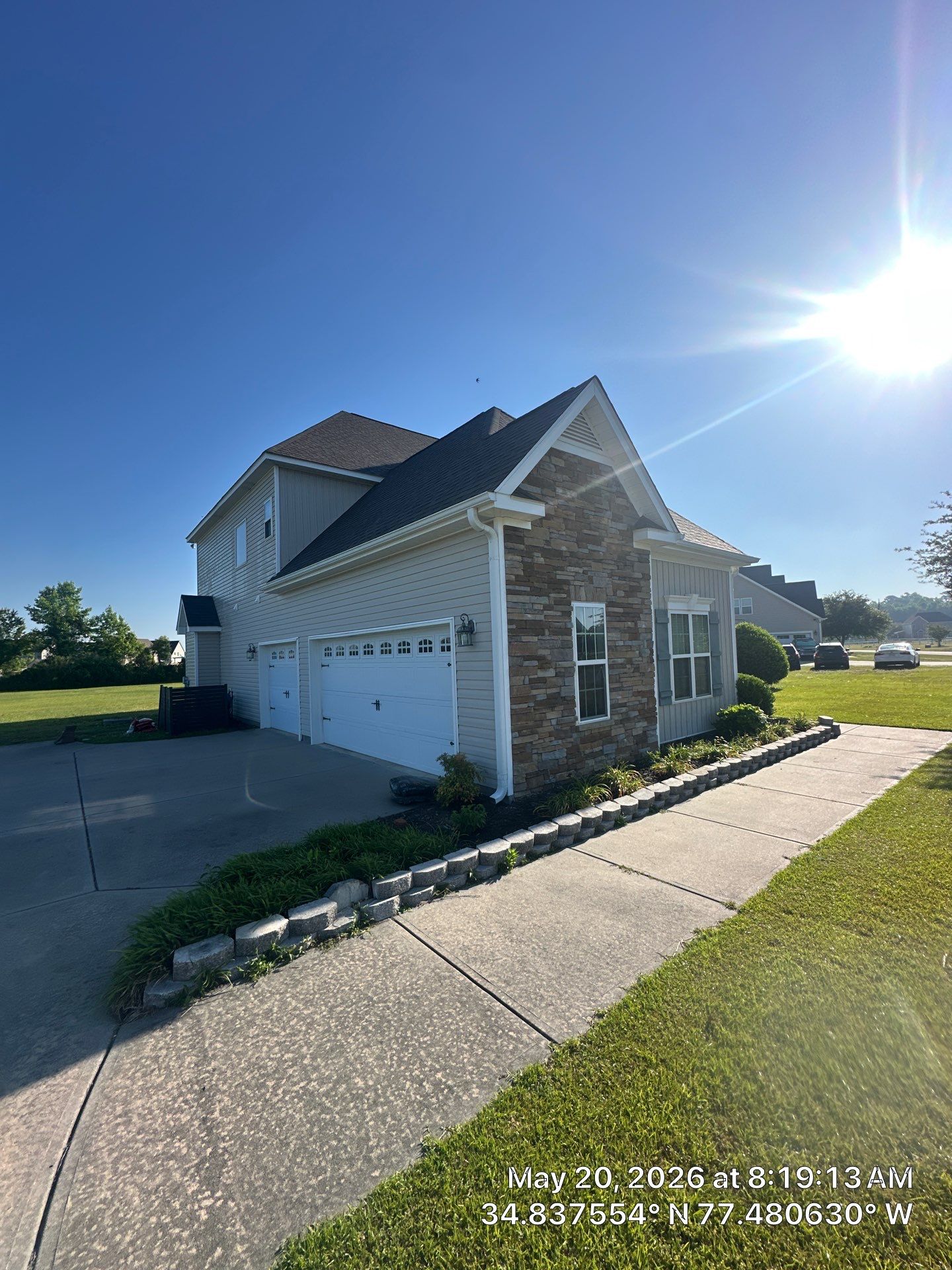 Roof Replacement in Jacksonville, NC using Landmark Weathered Wood by RGR Construction and Roofing, LLC