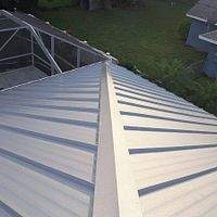 24ga 1.5" Mechanical Seam Mill Finish by Total Roofing System The Metal Roof Experts