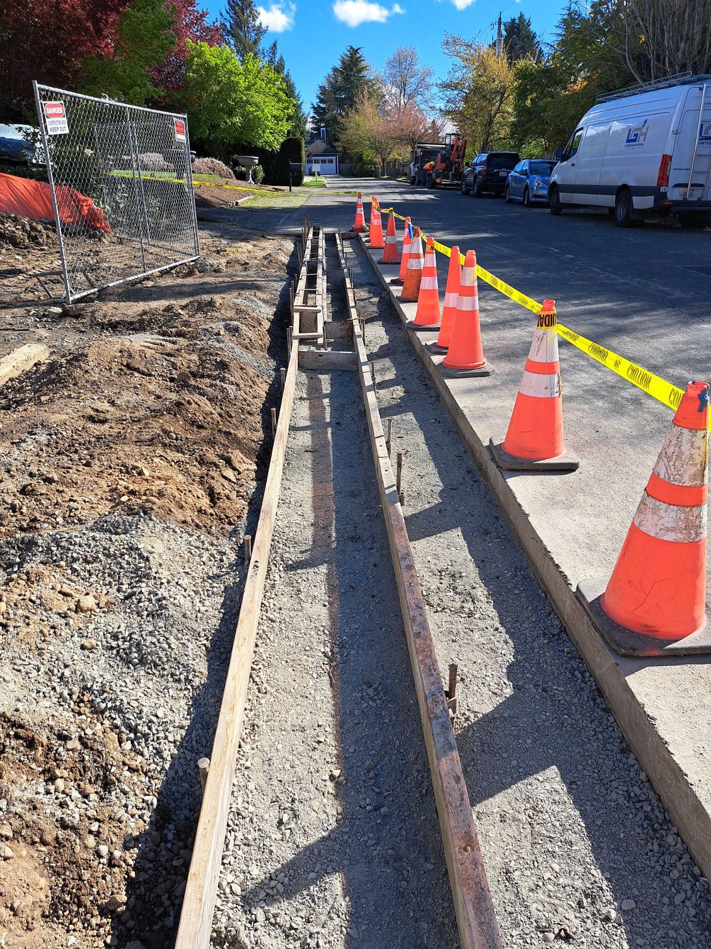 Thomas Custom Homes Development  by Jireh Asphalt & Concrete Inc 