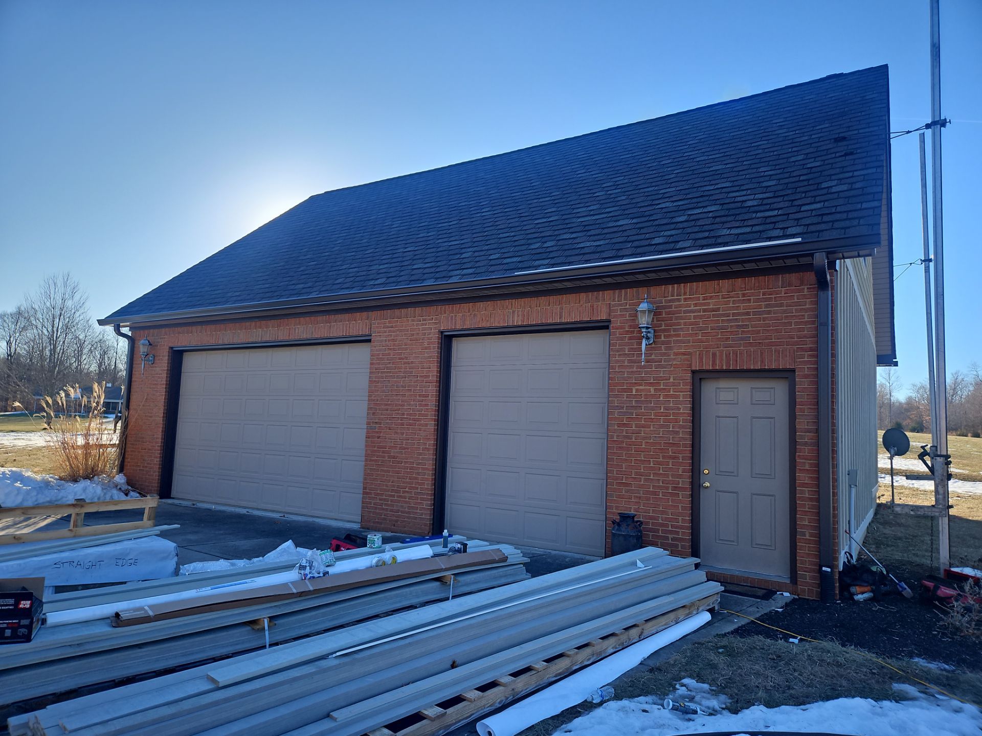 Siding Installation using James Hardie Board & Batten and James Hardie Shakes by Koontz Construction