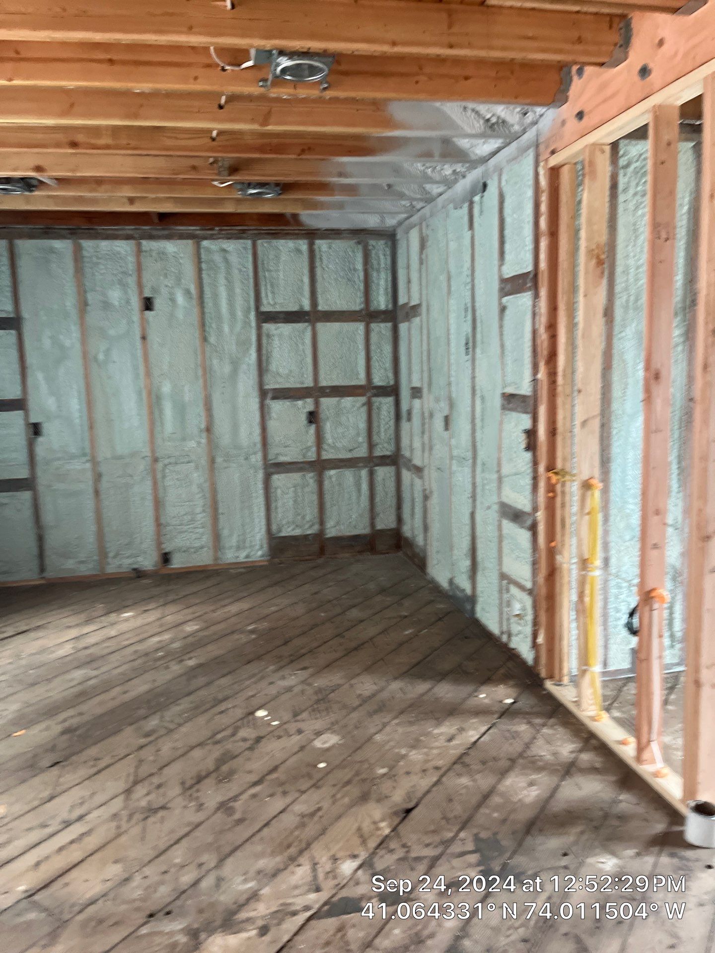 New Home Construction using Closed Cell Spray Foam by NYS Foam & Energy