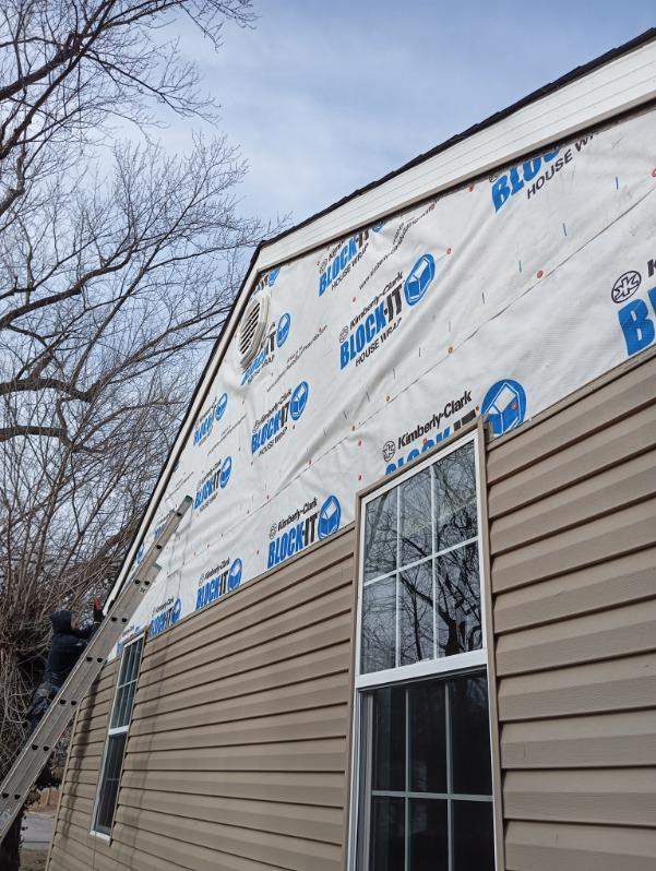 Fire-Damage Exterior Restoration – Siding, WRB, Insulation & Windows - Fairview Heights, IL by Legendary Services Company LLC.
