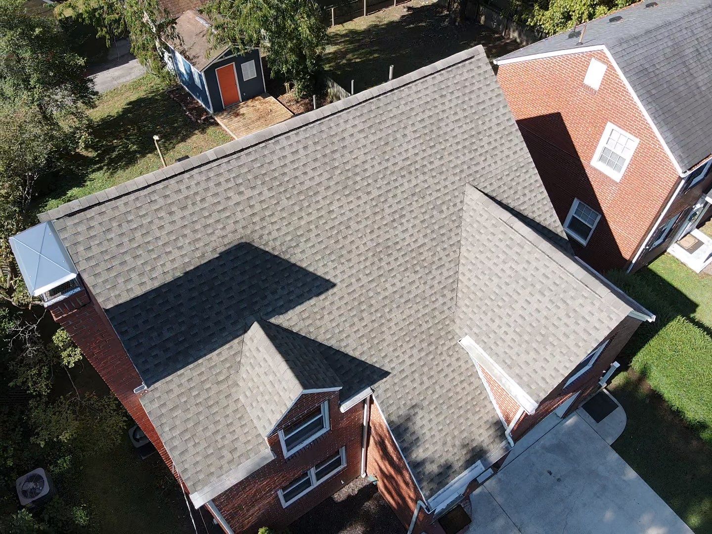 Residential Roofing Installation using GAF Timberline HDZ Weathered Wood by Rainstoppers Roofing