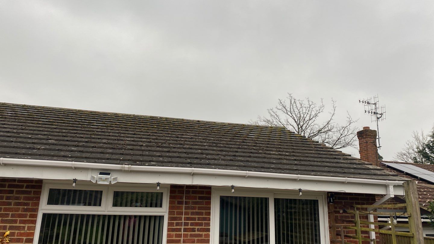 Roof Clean using Honda 15lpm Low Pressure Washing Machine by Ges Exterior Cleaning ltd