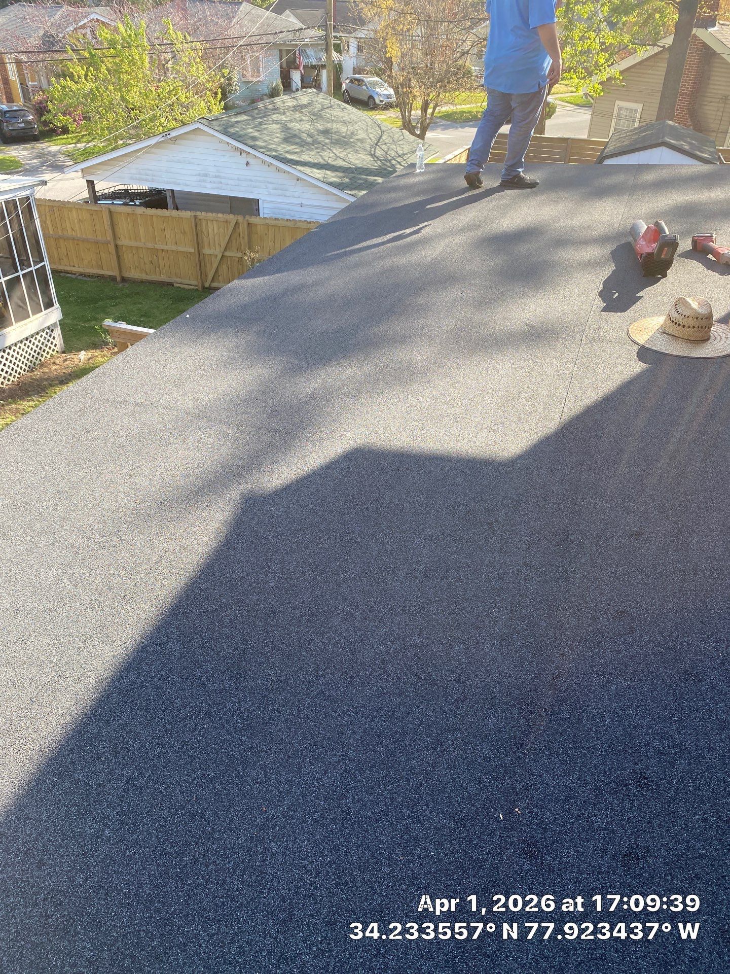 Flat Roof Repair using CertainTeed Flintlastic SA Cap Sheet in Forest Hills - Wilmington, NC by RGR Construction and Roofing, LLC