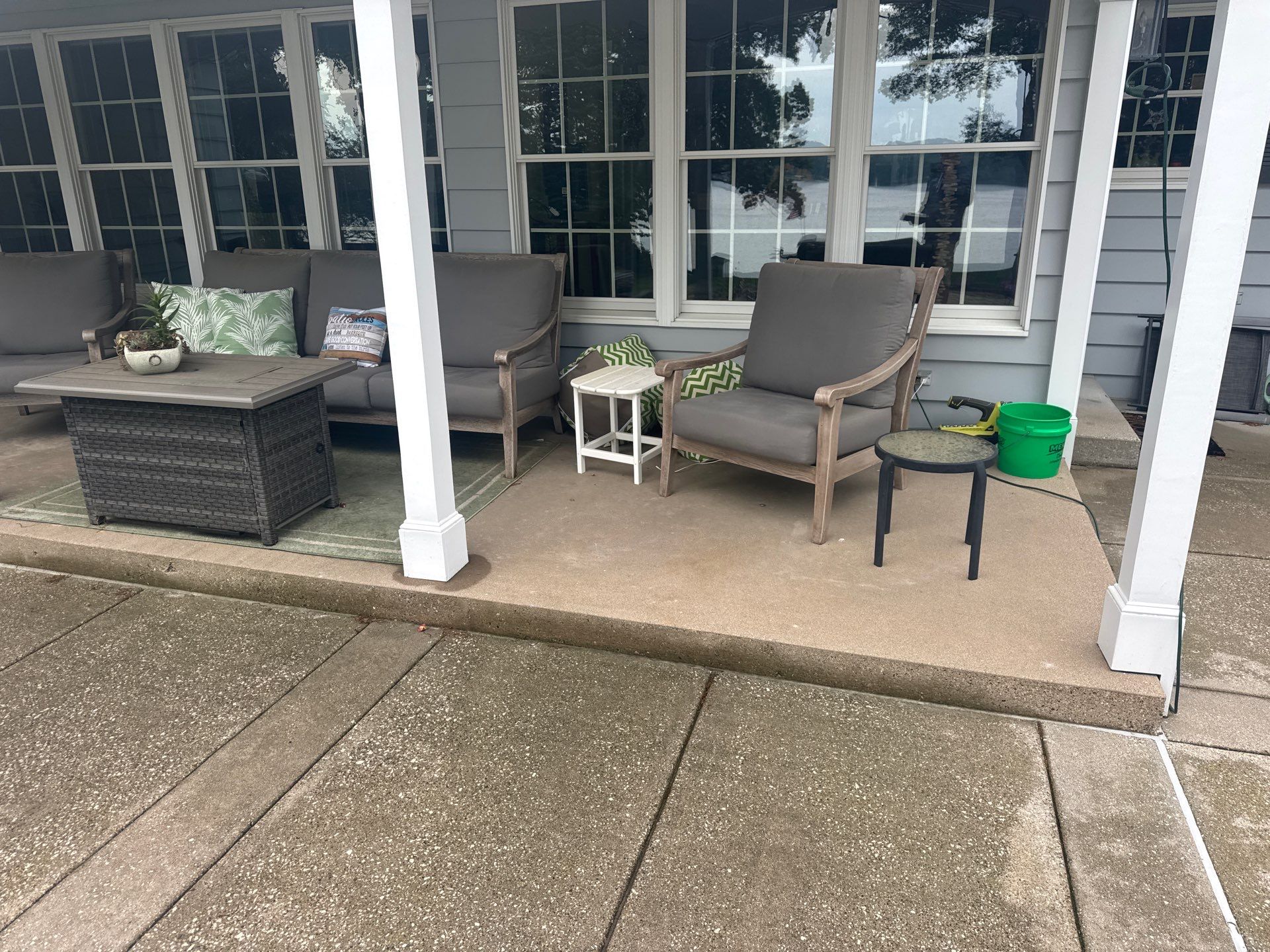 Polished Concrete Patio and Floor Finishing in Muskegon by Gordon Painting