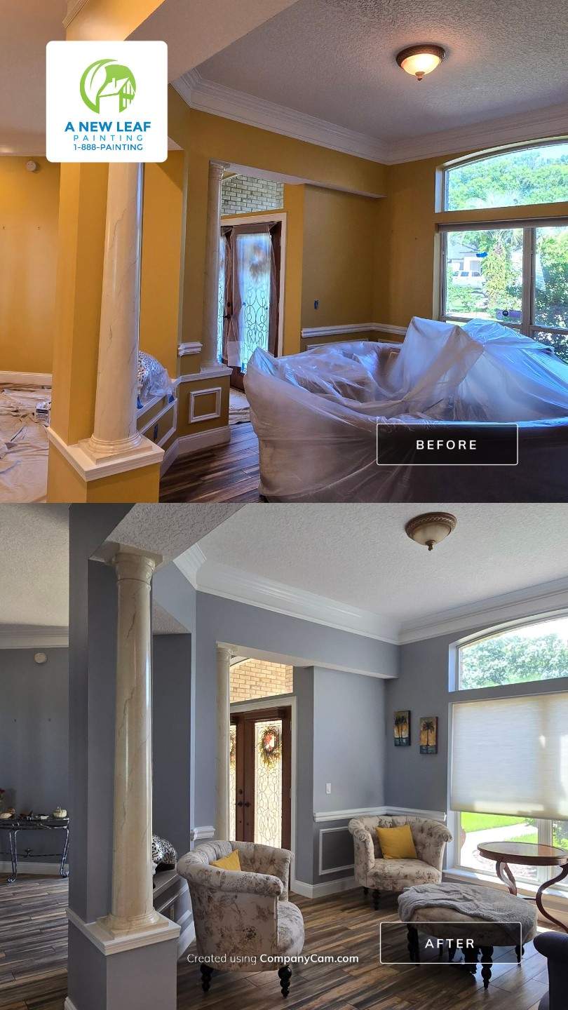Interior Painting in Queens Harbor Jacksonville FL 32225 by A New Leaf Painting, LLC
