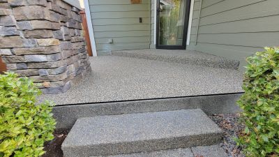 Elegant Front Patio in Big Sur Vuba Stone 