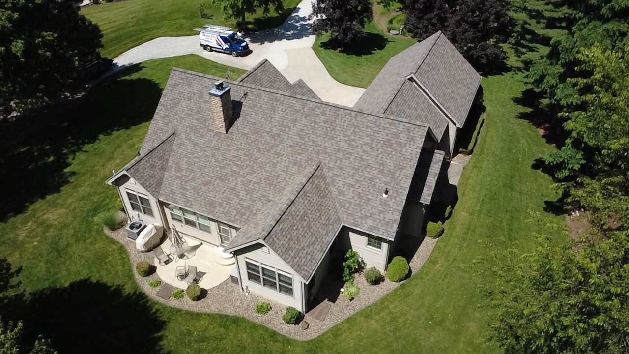 Atlas Pinnacle, Color Majestic Shake, Drip Edge, Color, Hickory Clay by Eagle Eye Roofing