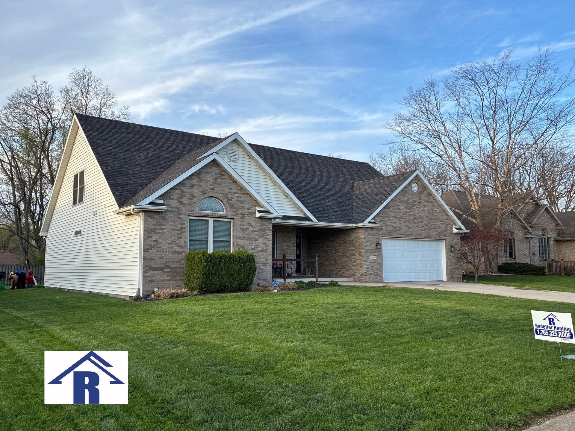 Project in Yorktown, IN by Rodeffer Roofing INC