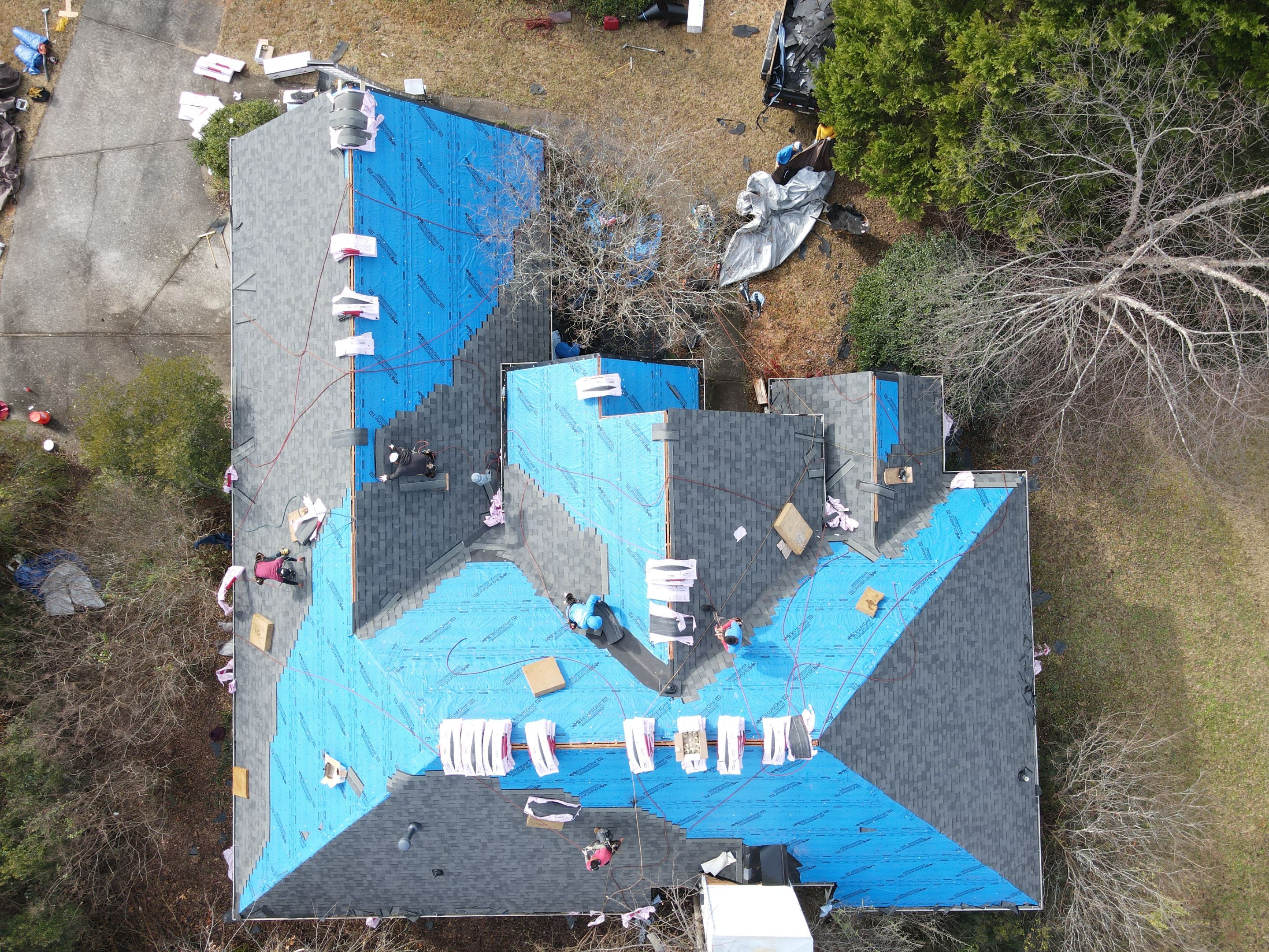 Residential Roofing Installation using Owens Corning by Inspector Roofing and Restoration