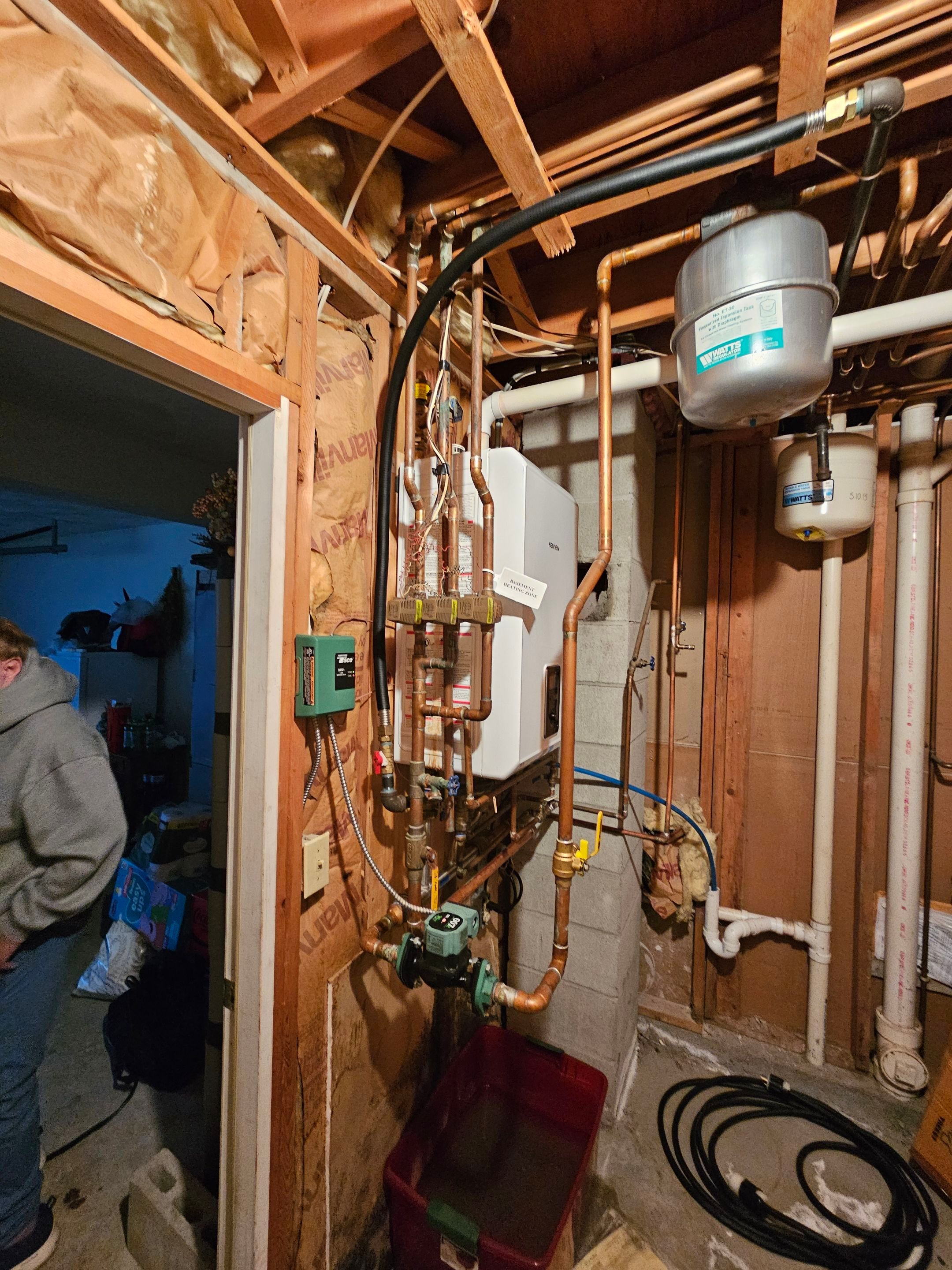 Navien High-Efficiency Tankless Combination Boiler Installation in Bristol by Ocean State Air Solutions