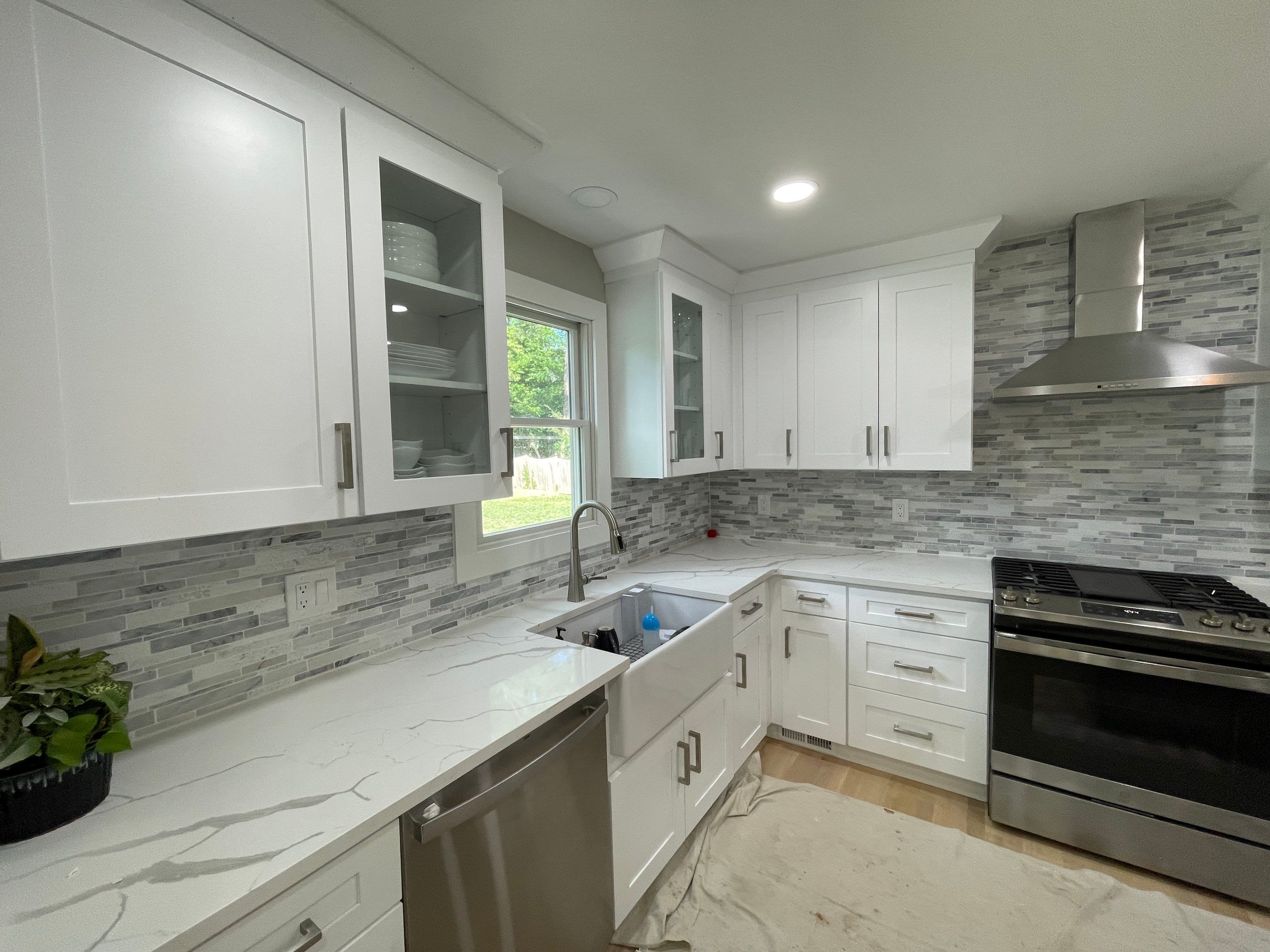 Bathroom Remodel using Tile by Home Concepts Construction
