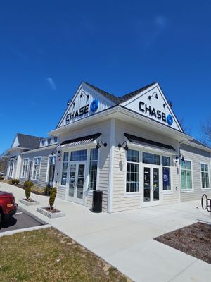 Gutter Installation using 6" K-Style Aluminum Gutter on Chase Bank in Orleans, MA