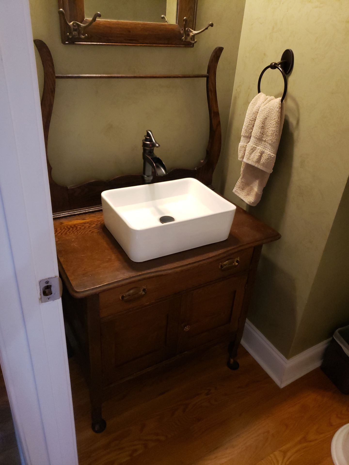 From Table to Dream Vanity! ✨ by A Step Above Handy LLC